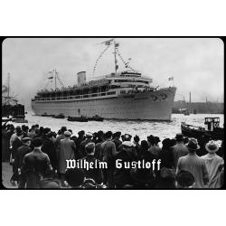 Blechschild - Wilhelm Gustloff - historisch