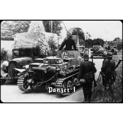 Blechschild - Panzer I - historisch