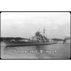 Blechschild - Bismarck - historisch