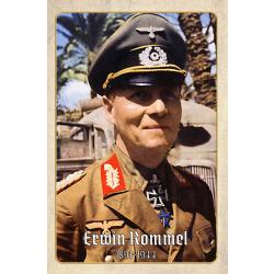Blechschild - Rommel - historisch