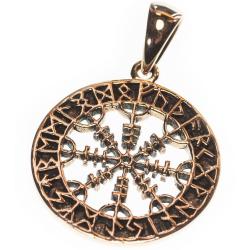 Wikinger Kompass Bronze